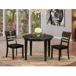 3 Pc Kitchen Table Set-Kitchen Table And 2 Kitchen Chairs