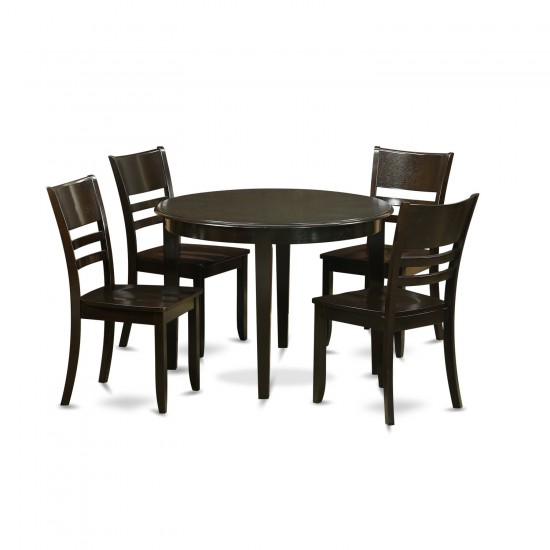 5 Pc Small Kitchen Table And Chairs Set-Dining Table And 4 Dining Chairs