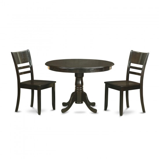 3 Pc Small Kitchen Table And Chairs Set-Kitchen Table And 2 Kitchen Chairs