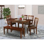 6 Pc Kitchen Table With Bench -Kitchen Tables With 4 Kitchen Chairs And Bench