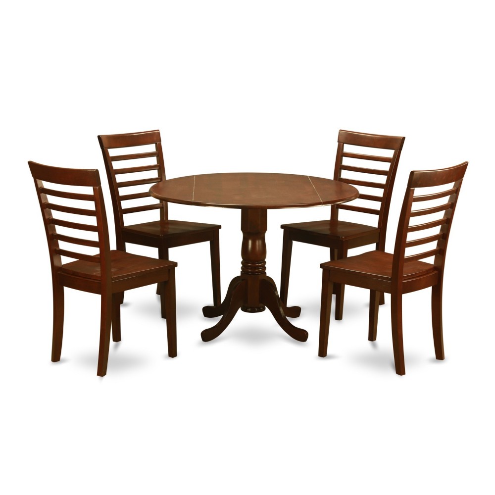 5 Pc Small Kitchen Table And Chairs Set-Kitchen Table And 4 Dinette Chairs