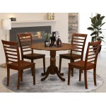 5 Pc Small Kitchen Table And Chairs Set-Kitchen Table And 4 Dinette Chairs