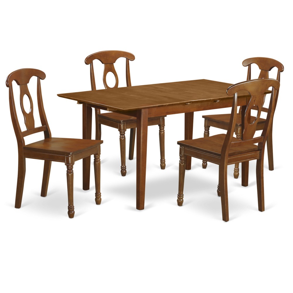 5 Pc Small Kitchen Table Set - Table And 4 Kitchen Dining Chairs