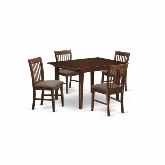 5 Pc Kitchen Nook Dining Set-Small Dining Tables And 4 Dining Chairs