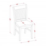 6 Pc Dinette Set For Small Spaces- Tables And 4 Dining Chairs And Bench