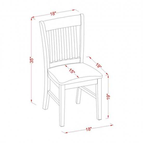 6 Pc Dinette Set For Small Spaces- Tables And 4 Dining Chairs And Bench