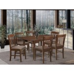 7 Pc Kitchen Nook Dining Set -Table With Leaf And 6 Dining Chairs