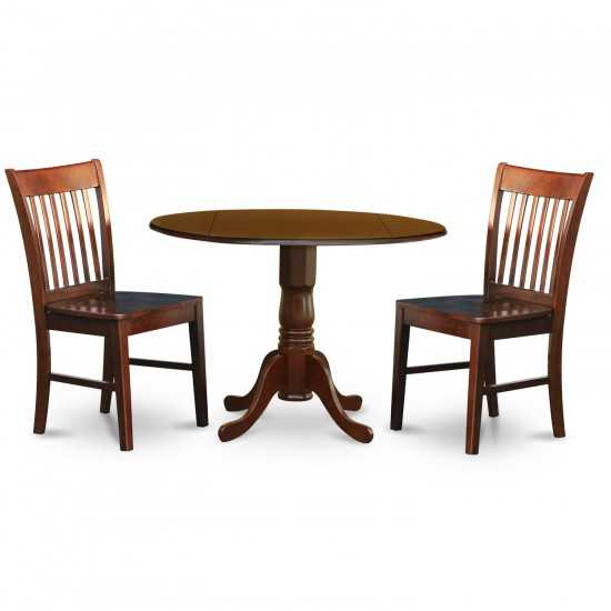 3 Pc Kitchen Nook Dining Set-Kitchen Dining Nook And 2 Kitchen Chairs