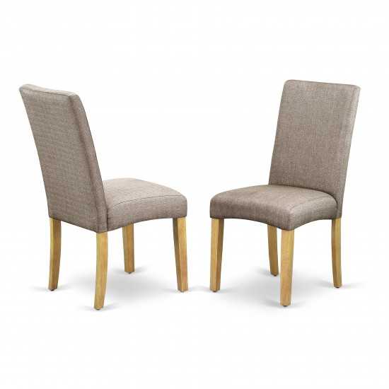3Pc Rectangular 42/53.5" Table, 12 In Butterfly Leaf, Pair Of Chair, Dark Khaki