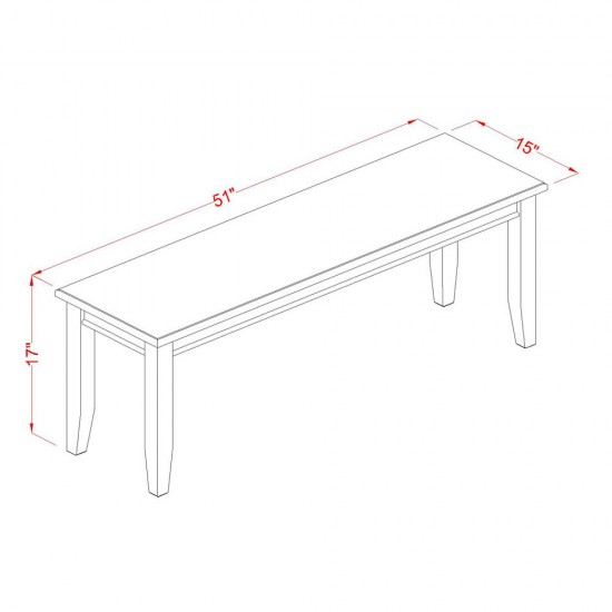 5 Pc Dinette Set-Small Dining Tables And 2 Dining Chairs And 2 Benches