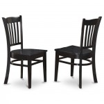 3 Pc Small Kitchen Table, Chairs Set-Round Kitchen Table, 2 Dinette Chairs