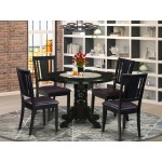 5 Pc Kitchen Nook Dining Set- Table And 4 Dining Chairs