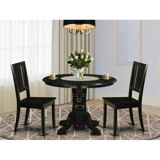 3 Pc Dinette Set For 2-Kitchen Table And 2 Dining Chairs