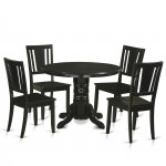 5 Pckitchen Table Set For 4-Dining Table And 4 Dining Chairs