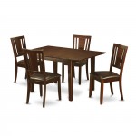 5 Pc Kitchen Dinette Set-Kitchen Table And 4 Kitchen Chairs