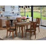 5 Pc Kitchen Dinette Set-Kitchen Table And 4 Kitchen Chairs