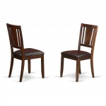 3 Pc Small Kitchen Nook Dining Set - Table With Leaf And 2 Dining Chairs