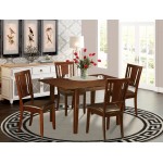 5 Pc Dinette Set For Small Spaces - Small Kitchen Table With 4 Dining Chairs