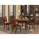 5 Pc Small Kitchen Dinette Set - Table, 12In Leaf And 4 Dining Table Chairs