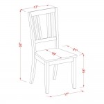 6 Pc Small Kitchen Nook Dining Set -Table With Leaf And 4 Chairs Plus Bench