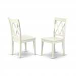 5 Pc Dinette Sets, 1 Drop Leaves Table, 4 Linen White Chairs, Linen White