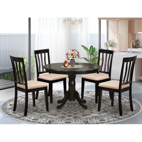 5 Pc Kitchen Table Set-Dining Table And 4 Dinette Chairs