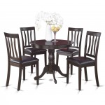 Anti5-Cap-Lc 5 Pc Kitchen Table Set-Kitchen Table And 4 Dining Chairs