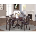 Anti5-Cap-Lc 5 Pc Kitchen Table Set-Kitchen Table And 4 Dining Chairs