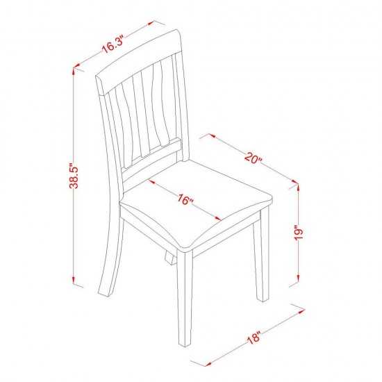 3 Pc Small Kitchen Table And Chairs Set-Dining Table And 2 Dinette Chairs