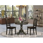 3 Pc Kitchen Table Set-Breakfast Nook With 2 Dining Chairs