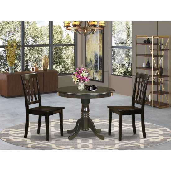 3 Pc Kitchen Table Set-Breakfast Nook With 2 Dining Chairs