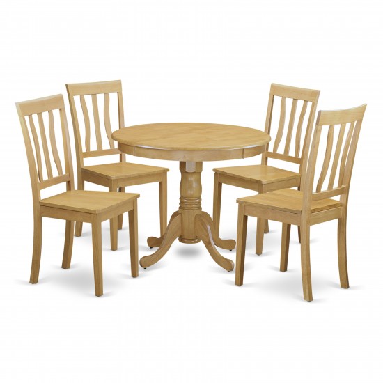 5 Pc Small Kitchen Table And Chairs Set-Breakfast Nook And 4 Kitchen Chairs