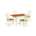 5 Pckitchen Dinette Set - Dinette Table And 4 Dining Chairs