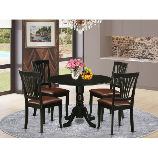 5 Pc Table Set - Dinette Table And 4 Dinette Chairs