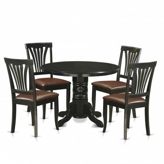 5 Pc Dinette Set - Dinette Table And 4 Dining Chairs