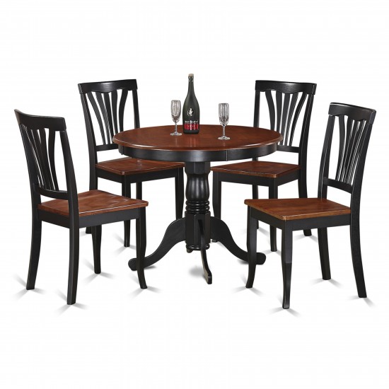 5 Pc Small Kitchen Table Set-Small Kitchen Table And 4 Dining Chairs