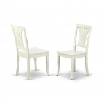 5 Pc Dining Set, 1 Drop Leaves Table, 4 Linen White Chairs, Linen White