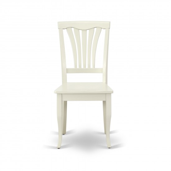 Oxav3-Lwh-W 3Pc Square 36 Inch Table And 2 Vertical Slatted Chairs