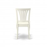 Oxav3-Lwh-W 3Pc Square 36 Inch Table And 2 Vertical Slatted Chairs