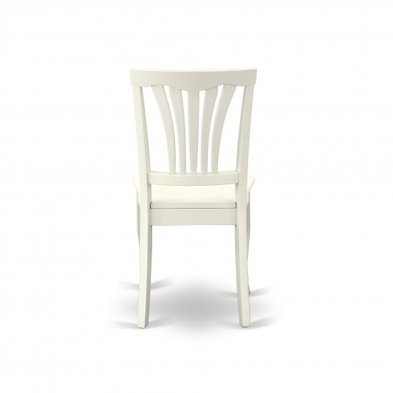Oxav3-Lwh-W 3Pc Square 36 Inch Table And 2 Vertical Slatted Chairs