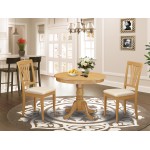 3 Pc Dining Room Set - Kitchen Dinette Table And 2 Kitchen Dining Chairs