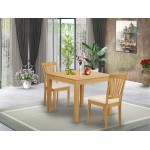 3 Pc Kitchen Table Set - Dining Table For Small Spaces And 2 Dining Chairs