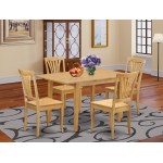 5 Pctable And Chair Set - Dining Table For Small Spaces And 4 Dining Chairs