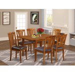 7 Pc Dinette Set For Small Spaces-Kitchen Tables And 6 Dining Chairs