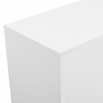 Bella 30" Mid Century Modern Accent Cabinet - White