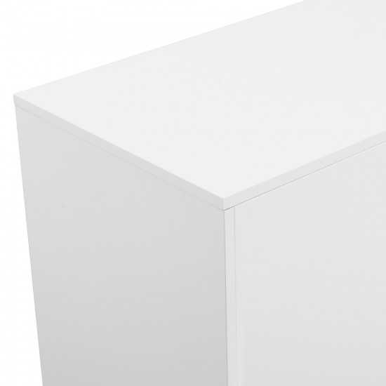 Bella 30" Mid Century Modern Accent Cabinet - White