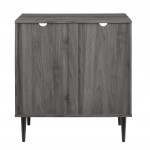 Lola 30" Industrial Storage Cabinet - Slate Grey