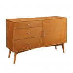 angelo:HOME 52" Mid Century Modern TV Stand - Acorn