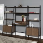 3-Piece Home Office Set - Mocha