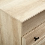 Clyde Classic 2 Drawer Nightstand - White Oak